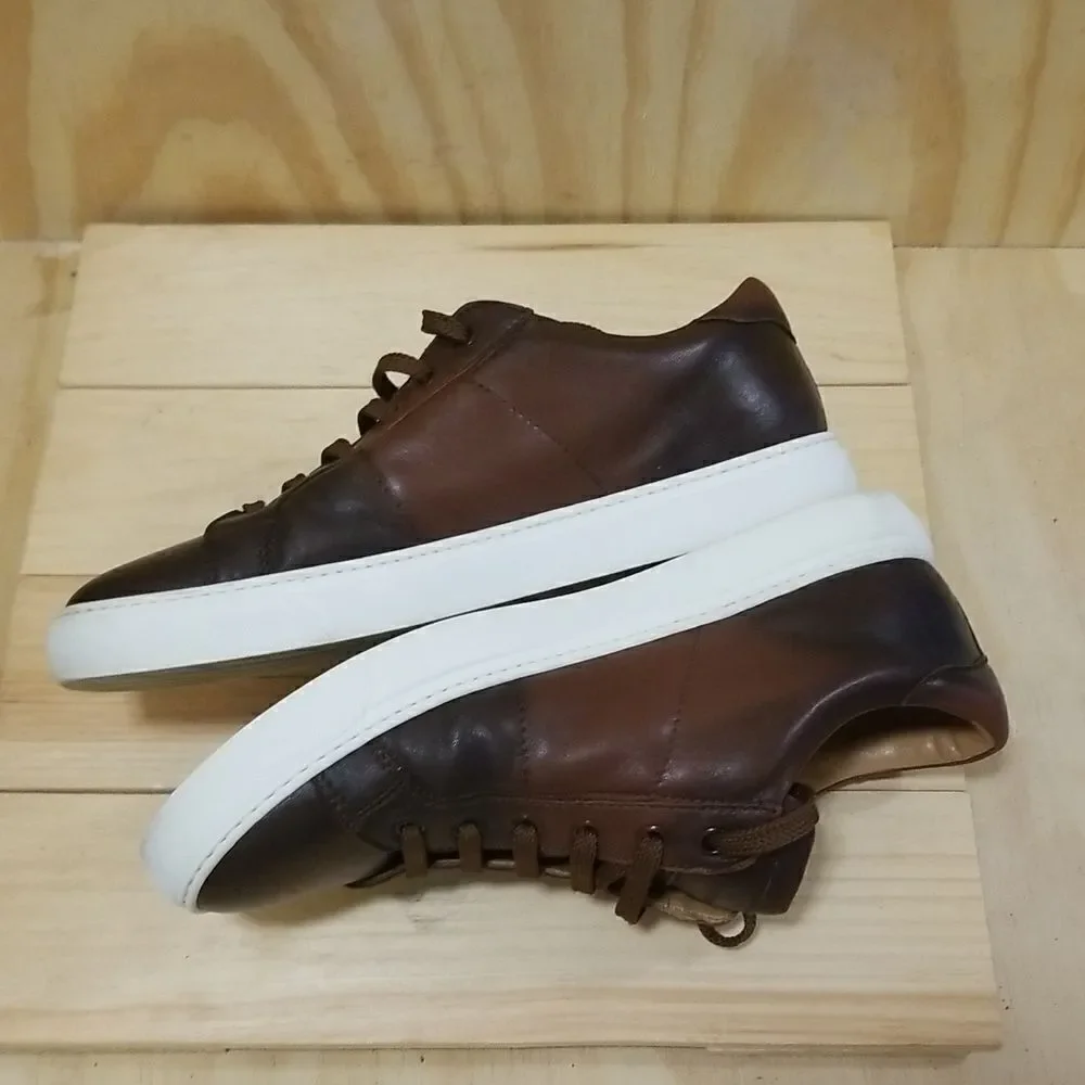 The Boot New York Colton  Brown Leather Nappa  Sneaker Men size 8 1/2